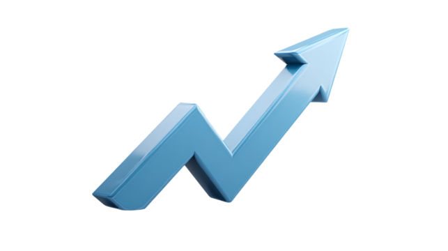 Light blue arrow pointing upwards on a black background - Powered by Adobe