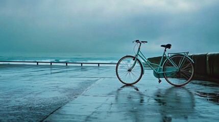 Obraz premium bicycle on the beach
