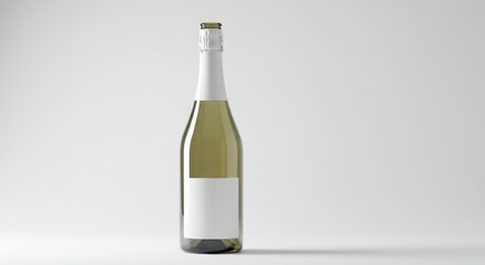 White Bottle Shadow Mockup Display 40