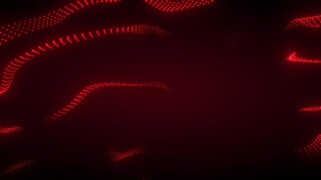 Abstract particle techy wave. abstract background with lines wave. 4K abstract background video for text and titles animation. 