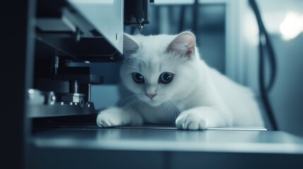 Machine operator adjusting settings on a CNC milling machine. Featuring technical expertise and accuracy