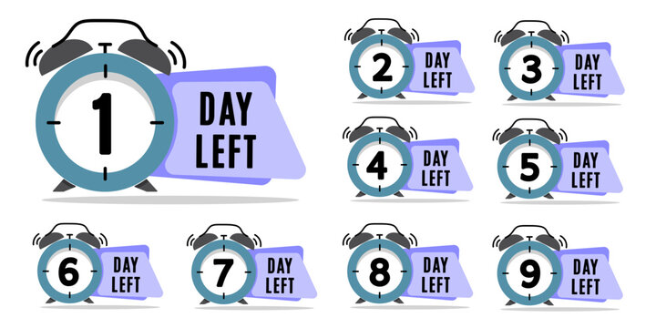 9 days left count collection pack element