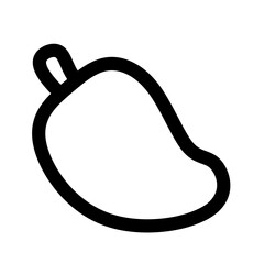 mango fruit line icon