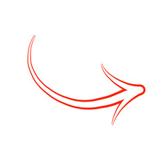 abstract red arrow pointing to the right