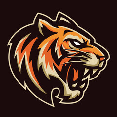 tiger head vector