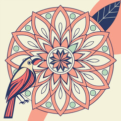 Floral seamless pattern . Summer Meadow With Butterflies Flowers wall background with amazing red,orange,pink,purple,green and white chrysanthemum flowers ,Wedding decoration, hand made Beautiful flow