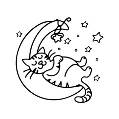 Cute hand drawn coloring pages, Black And White, Maze, Vector illustration, Clip Art, Antlers, Cute kawaii, line art, vector art