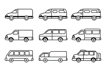 Obraz premium swifttransporter fx line art modern transportation design