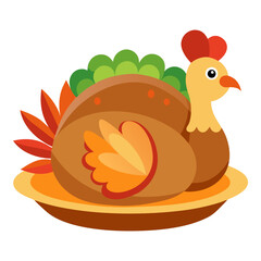 turkey, turkey clipart - pet on a white background

