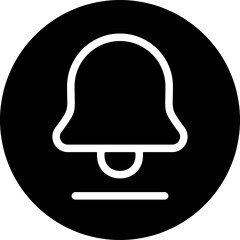 Fototapeta premium Bell Outline Style Icon