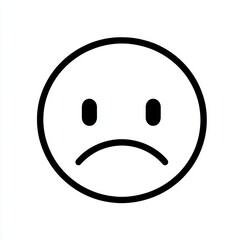 Fototapeta premium Sad face