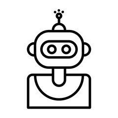 Obraz premium Smart Robot icon
