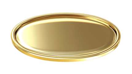 gold metal plate