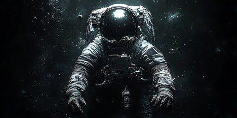 Fototapeta premium Astronaut in Deep Space