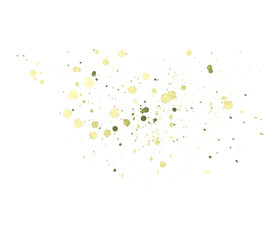 Olive abstract watercolor splashes, drops and blots. Hand drawn light and dark green splatter paint. Chaotic stains design element isolated from background for backdrops. Sketch of dynamic blobs.