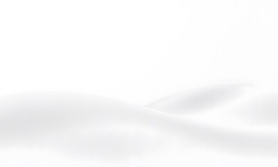 A wave of white milk.