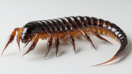 Fototapeta premium Detailed Close-Up of a Scutigera Coleoptrata, a House Centipede