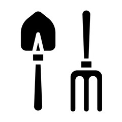 trowel Solid icon