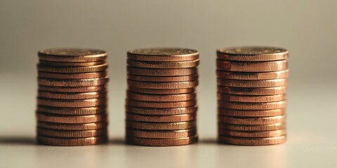 Stacked Coins