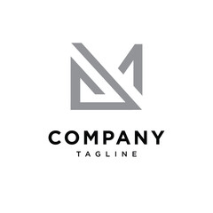 Square m Logo Icon Vector