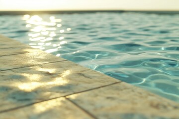 Obraz premium Pool Edge Close Up