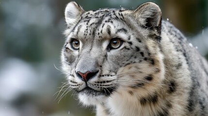 Fototapeta premium snow leopard portrait