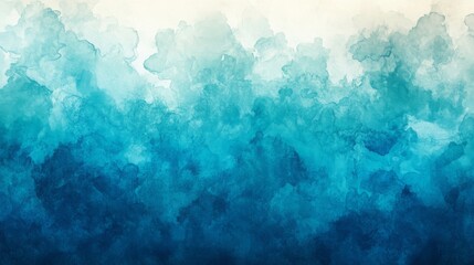 Obraz premium Abstract Blue Watercolor Background Texture