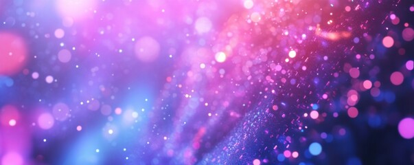 Fototapeta premium Abstract Pink and Blue Sparkling Lights Background