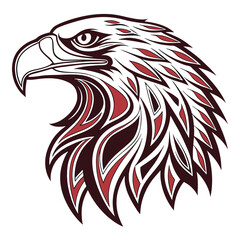 Obraz premium Eagle Head Vector Illustration
