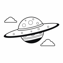 ufo alien cartoon