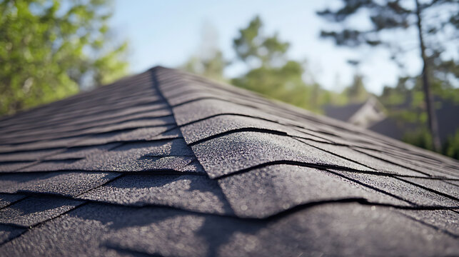 Roofing contractor inspecting a roof after installation. Featuring roof inspection and quality check