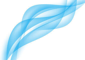 Fototapeta premium ELEGANT LIGHT BLUE SIMPLE WAVE ABSTRACT BACKGROUND
