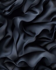 Obraz premium A deep black background featuring an ultra-smooth texture that creates a sense of depth and elegance, perfect for highlighting vibrant colors or intricate designs.