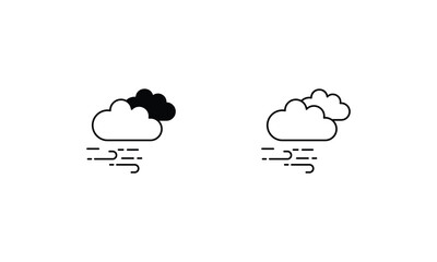 Cloud  icons set vector stock illustration