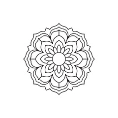 Floral Mandala Adult Art Printable Design