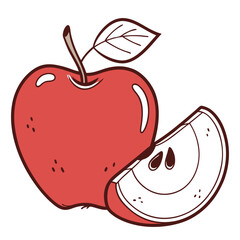 Apple poses silhouette victor design. Adobe Illustrator Nise Artwork.