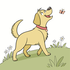 Dog love poses silhouette victor design. Adobe Illustrator Nise Artwork.