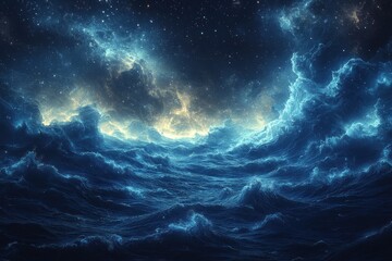 Fototapeta premium Cosmic Cloudscape