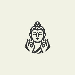 Buddhist Peaceful Logo