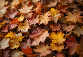 Fototapeta premium Autumn leaves background