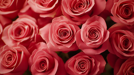 Obraz premium A florist arranging a bouquet of roses. Featuring creativity and floral design skills