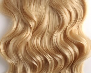 Fototapeta premium Stunning Blonde Hair Waves Texture Background