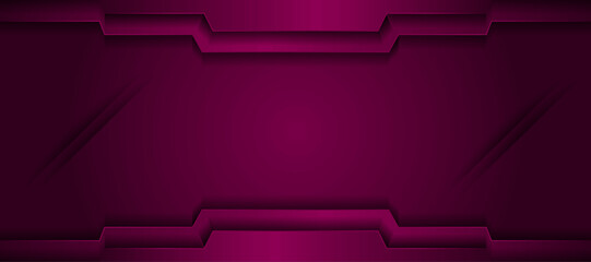 Abstract gradient banner design with light effect | Creative modern template for poster, presentation, power point, corporate, luxury, decoration | Elegant premium design with dark magenta colour