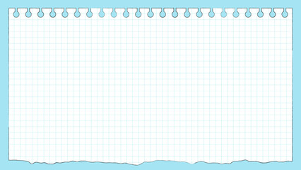 note frame-6　メモのフレーム。ノートの背景。紙の壁紙。破いたノートのあしらい。