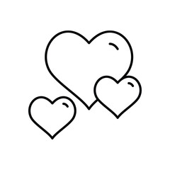 Heart  vector icon stock illustration