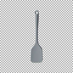 A single, empty, open cardboard box, Heat-Resistant Gray Spatula for Safe Cooking on transparent background, png, psd
