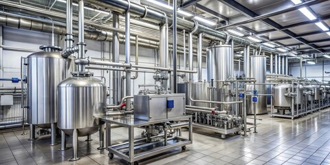 Industrial machinery, pipes and valves