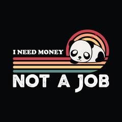 Panda T Shirt Design