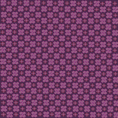 seamless floral pattern, pink daisy field 