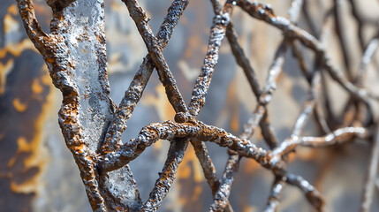 A welder repairing a metal structure. Featuring skill and focus